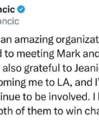 湖人三喜临门，东契奇向新老板表忠心，专家预测佩林卡必有大动作